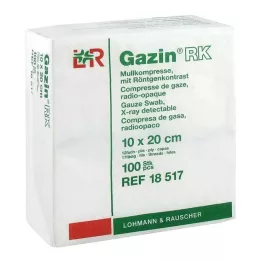 GAZIN Gazlı bez komp. 10x20 cm steril olmayan 12 katlı RK, 100 adet