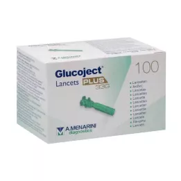GLUCOJECT Lansetler PLUS 33 G, 100 adet