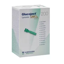 GLUCOJECT Lansetler PLUS 33 G, 200 adet
