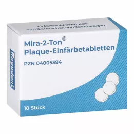 MIRA 2 Ton Plak Boyama Tabletleri, 10 adet