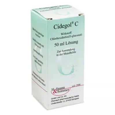 CIDEGOL C çözeltisi, 50 ml CIDEGOL C çözeltisi, 50 ml