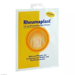 RHEUMAPLAST 4,8 mg tıbbi sıva, 2 adet