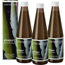 ALOE VERA SAFT %100 organik ekonomik paket, 3X330 ml