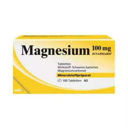 MAGNESIUM 100 mg Jenapharm tabletler, 100 adet