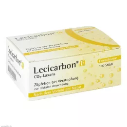 LECICARBON E CO2 Laxans Yetişkin Fitil, 100 adet