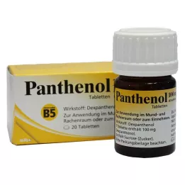 PANTHENOL 100 mg Jenapharm tablet, 20 adet