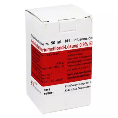 ISOTONISCHE NaCl çözeltisi %0,9 Eifelfango, 50 ml