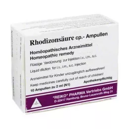 RHODIZONSÄURE cp.Ampuller Enjeksiyon solüsyonu, 10X2 ml