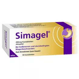 SIMAGEL Çiğnenebilir tabletler, 50 adet