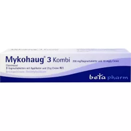 MYKOHAUG 3 Kombi 3 Vag tablet/25 g krem, 1 p