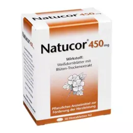 NATUCOR 450 mg film kaplı tabletler, 50 adet