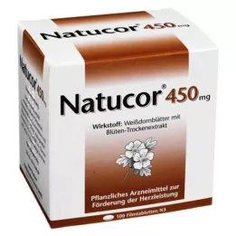 NATUCOR 450 mg film kaplı tabletler, 100 adet