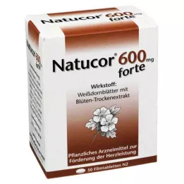 NATUCOR 600 mg forte film kaplı tabletler, 50 adet