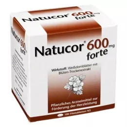 NATUCOR 600 mg forte film kaplı tabletler, 100 adet