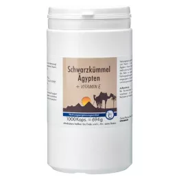 SCHWARZKÜMMEL ÄGYPTEN+E kapsüller, 1000 adet