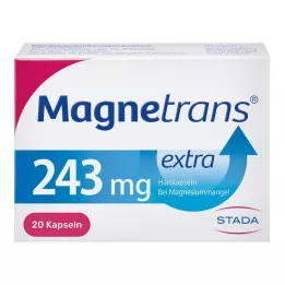 MAGNETRANS ekstra 243 mg sert kapsül, 20 adet