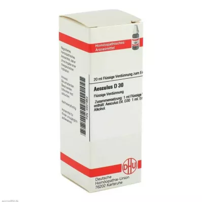 AESCULUS D 30 Seyreltme, 20 ml