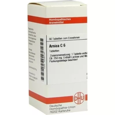 ARNICA C 6 tablet, 80 adet ARNICA C 6 tablet, 80 adet