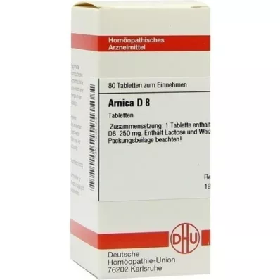 ARNICA D 8 tablet, 80 adet ARNICA D 8 tablet, 80 adet