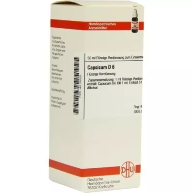CAPSICUM D 6 Seyreltme, 50 ml