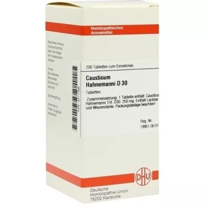 CAUSTICUM HAHNEMANNI D 30 tablet, 200 adet CAUSTICUM HAHNEMANNI D 30 tablet, 200 adet