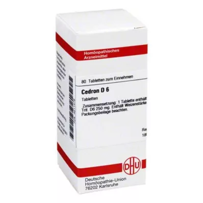 CEDRON D 6 tablet, 80 adet CEDRON D 6 tablet, 80 adet