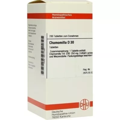 CHAMOMILLA D 30 tablet, 200 adet CHAMOMILLA D 30 tablet, 200 adet