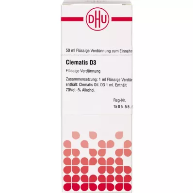 CLEMATIS D 3 Seyreltme, 50 ml CLEMATIS D 3 Seyreltme, 50 ml
