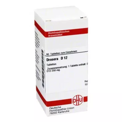 DROSERA D 12 tablet, 80 adet DROSERA D 12 tablet, 80 adet