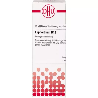 EUPHORBIUM D 12 Seyreltme, 20 ml EUPHORBIUM D 12 Seyreltme, 20 ml