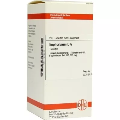 EUPHORBIUM D 6 tablet, 200 adet EUPHORBIUM D 6 tablet, 200 adet