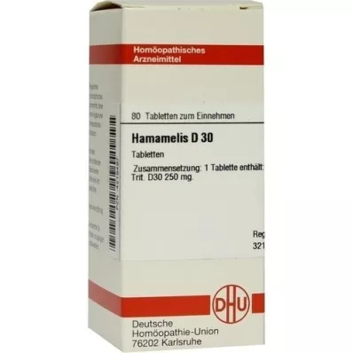 HAMAMELIS D 30 tablet, 80 adet