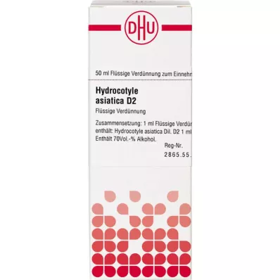 HYDROCOTYLE asiatica D 2 Seyreltme, 50 ml HYDROCOTYLE asiatica D 2 Seyreltme, 50 ml