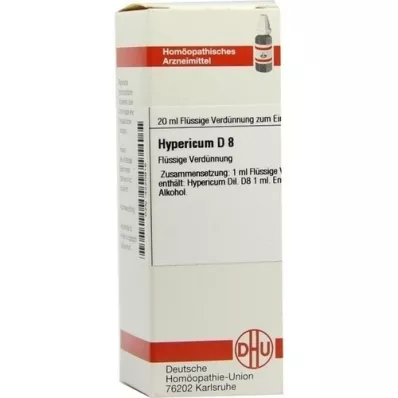 HYPERICUM D 8 Seyreltme, 20 ml