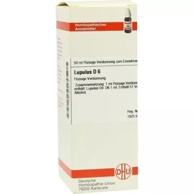 LUPULUS D 6 Seyreltme, 50 ml LUPULUS D 6 Seyreltme, 50 ml