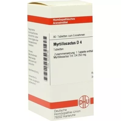 MYRTILLOCACTUS D 4 tablet, 80 adet MYRTILLOCACTUS D 4 tablet, 80 adet