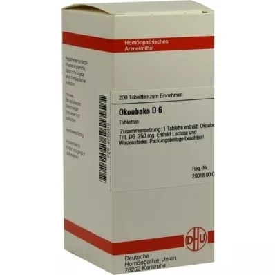 OKOUBAKA D 6 tablet, 200 adet OKOUBAKA D 6 tablet, 200 adet