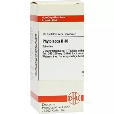 PHYTOLACCA D 30 tablet, 80 adet