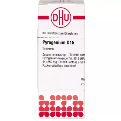 PYROGENIUM D 15 tablet, 80 adet PYROGENIUM D 15 tablet, 80 adet