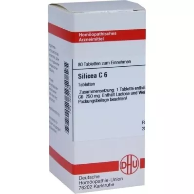 SILICEA C 6 tablet, 80 adet SILICEA C 6 tablet, 80 adet