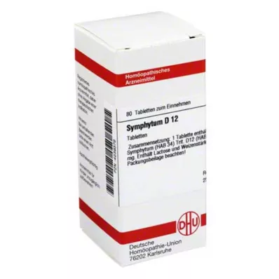 SYMPHYTUM D 12 tablet, 80 adet SYMPHYTUM D 12 tablet, 80 adet