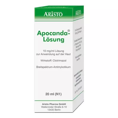 APOCANDA Çözelti, 20 ml APOCANDA Çözelti, 20 ml