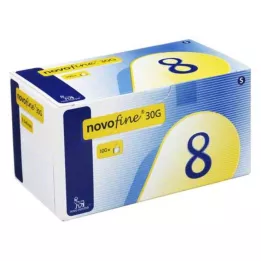 NOVOFINE 8 kanül 0,30x8 mm, 100 adet