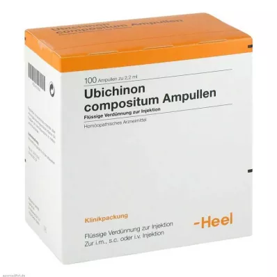UBICHINON comp. ampuller, 100 adet UBICHINON comp. ampuller, 100 adet