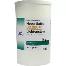 HEPA SALBE 30.000 IU Lihtenştayn, 1000 g