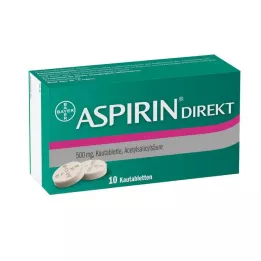 ASPIRIN Direkt Çiğnenebilir Tabletler, 10 adet