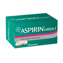 ASPIRIN Doğrudan Çiğnenebilir Tabletler, 20 adet