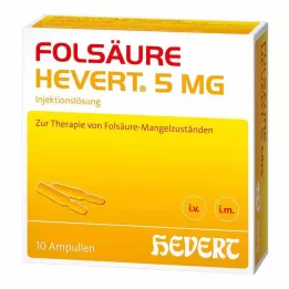 FOLSÄURE HEVERT 5 mg ampul, 10 adet