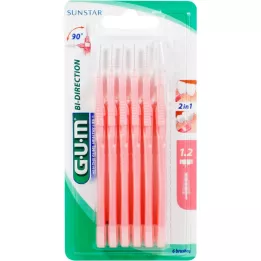 GUM Proxabrush Çift Yönlü ince, 6 adet