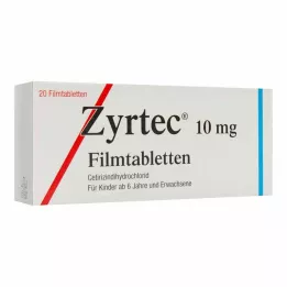 ZYRTEC Film kaplı tabletler, 20 adet
